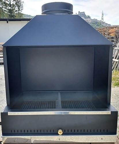 Barbacoa 80 x 65 con campana extractora