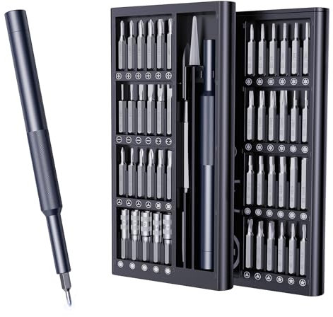 AXTH 116-in-1 Precision Screwdriver Set, [Bearing Steel] Small Screwdriver Professional Magnetic Mini Repair Tool Kit for Phone, Computer, Watch, Laptop, Macbook, Game Console, Eyeglass, Electronic