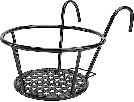 Yardwe Portavaso in Metallo con Supporto Geometrico per Fioriere da Appeso per Balcone e Tavolo