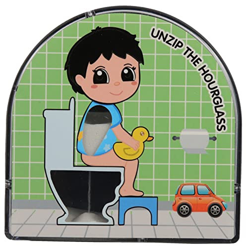 Sanduhr Leise aus ABS und Pc 5 Minuten, Junge Mädchen für Toilette