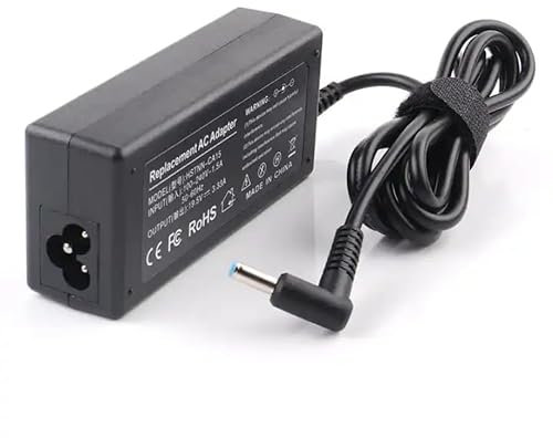 65W Laptop Replacement Adapter Charger For HP Pavilion x360 15, HP ProBook 450 430 440 G8 G7, HP EliteBook 840 G5 (3.33A, 19.5V) BLUE PIN(4.5mm * 3mm) KK's (Charger Only)