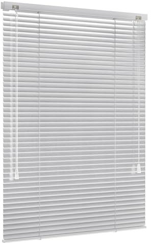 Jalousiescout Lightless Jalousie Aluminiumjalousie, Verdunkelungsrollo, Innovative Verdunkelungstechnik, Sichtschutz, ohne Bohren, 65 x 220 cm (BxH), Silber glänzend