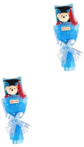 BCOATH 2 STK Strauß Plüschtiere plüsch -Plüsch Mütze und Mantel Plüschfigur Spielzeug Grad plastikenten plasure dekoring Kuscheltier Bouquet abschlussgeschenk Stoff