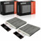 Frankberg 2x Filtro aria abitacolo Filtro antipolline Con Carbone attivo Compatibile con Bravo II 198 Stilo 192 Stilo Multi Wagon 192 iX20 JC Venga YN Delta III 844 Replace# 971331P000