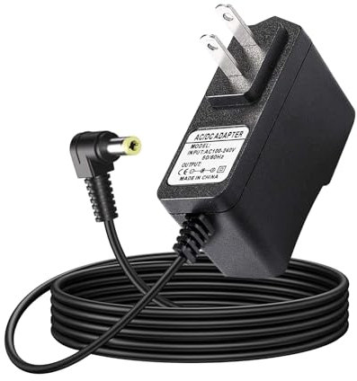 DC 9,5 V Casio Tastatur-Netzadapter, kompatibel mit Casio-Tastaturen: ADE95100LU, LK-135, WK-225, CTK-2500, CTK-2400, CTK-2550, CTK-1100, WK-220, LK-165, CTK-2090, SA-76, SA-4 6 (6. 1,5 m