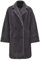 OPUS Damen Mantel | Teddymantel HONISE Loose im Oversize Look Graphite Glaze, 44