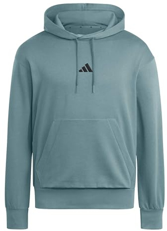 Adidas Uomo Essentials FEELCOZY Fleece Hoodie, preloved Teal, S