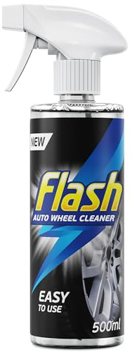Flash Car Care Alloy Wheel Cleaner Spray 500ml, Powerful Car Wheel & Tyre Cleaner, Removes Brake Dust & Grime Safely from All Wheels