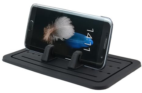 lcyen Antirutschmatte Auto, Antirutsch Handyhalterung Auto, Auto Handyhalterung Armaturenbrett Matte, Handyhalter Auto, Silikon-Matte Telefonhalter für Autos rutschfest waschbar, für Smartphone