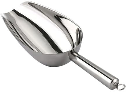 OZZXYC Cuchara de Hielo de Acero Inoxidable 304, 1 Uds., 10oz, Cuchara for Dulces, Comida, harina for Bar, Herramientas de Cocina comerciales(Aluminium 24oz)