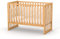 Veres Klassik LD13 Babybett/Gitterbett aus Holz (120x60 cm) (Natur)