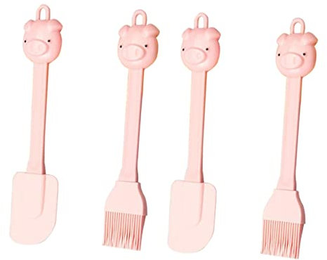Toddmomy 2 Set Spatole Silicone per Spennellatura Casual Utensili Sicuri e Pratici per Torte Colore Casuale