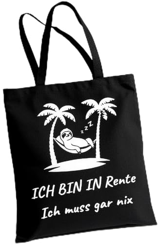 Renteneintritt Geschenk Männer Frauen, Lustige Tasche, Rentner Geschenk Frau Mann, Abschiedsgeschenk Kollegen Rente, Ruhestand Geschenk Frauen Pensio, Geschenke zum Renteneintritt Abschied Kollegin