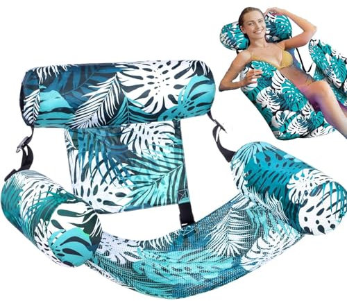 Bouee Piscine Adulte Piscine Gonflable, Hamac Gonflable Piscine, Matela Filet Piscine, Hamac De Piscine, Piscine Gonflable Chaise Flottante Salon Flottant,pour Jeux Extérieur Vacances