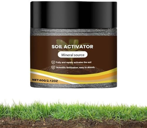yybng Boden Revitalisierer - Mineralstoff-Quelle Aktivator,Natürlicher 60g Nährstoffdünger Für Blumen Wachstumsstarter Pflanzung Garten Zimmerpflanzen Immergrüne Bäume