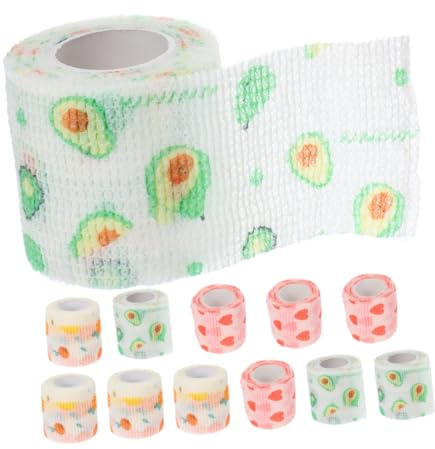 Toyvian 12rollen Kohäsive Bandage Für Hunde Selbsthaftende Verbände Atmungsaktives Vliesmaterial Für Wundversorgung Und Pfotenschutz Bei Outdoor-aktivitäten