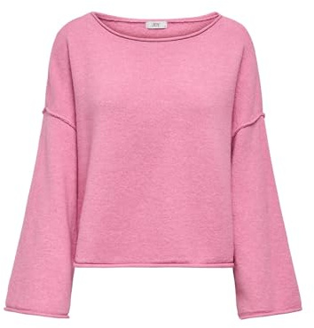 JDY Damen Jdyrue Life L/S Boat Neck Pull KNT Noos, Cashmere Rose, XS EU