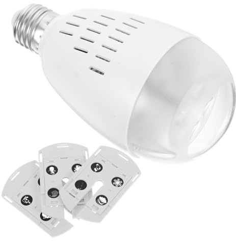 TOBBOMEY Lampe Projecteur LED de Noël Étanche à Motifs pour Décoration Extérieure Jardin et Fête