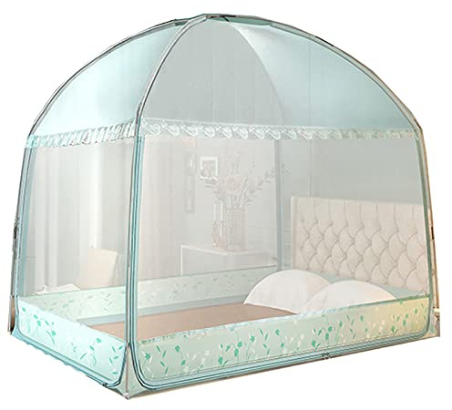 Liegestühle mit Moskitonetz-Baldachin - Tragbare Gartenstühle Outdoor Relaxliege Verstellbare Sonnenliege mit Bettnetz für Innen & Außen