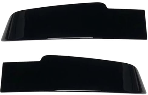 Auto-Heckspoiler Spoiler Doppeltür Barn Twin Von Carbon Fiber Look Glänzend Schwarz Farbe Heckspoiler Für VW T5 T5.1 T6 T6.1 Heckspoilerlippe(Glossy Black)