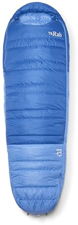Rab Women's Ascent -6°C Down Sleeping Bag | 650-Fill, Lightweight, Warm, Mummy Sleep Sack, for Camping & Backpacking