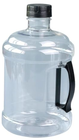 #N/A/a Botella de Agua Reutilizable, cantimplora de 3 l para Mascotas, vacía, portátil, con Tapa, versátil, para Camping, Oficina, Coche Deportivo, Negro
