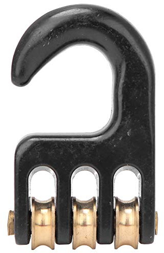 Hiraith Gancio per Puleggia per Windsurf Gancio per Puleggia per Windsurf per Sartiame a Vela 3 Ruote in Lega di Alluminio Universale Resistente alla Corrosione con 3 Ruo