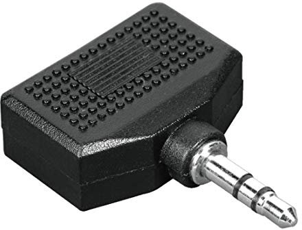 HAMA Adattatore audio spina jack stereo 3,5 mm - 2 prese jack stereo 3,5 mm