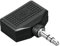 HAMA Adattatore audio spina jack stereo 3,5 mm - 2 prese jack stereo 3,5 mm
