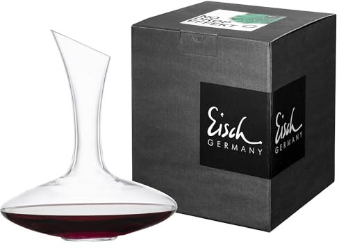 EISCH Dekanter Performance - handgefertigt – für Rotwein & Weißwein - hochwertiges Kristallglas - elegante Karaffe mit No Drop Effekt - mit Geschenkbox - 750 ml