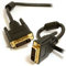 DVI-D Dual Link 24+1 Pines con Ferrito Cores Masculino a Masculino Cable Oro 1 m [1 metros/1m]