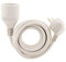 Zenitech - Prolunga HO5VVF 3G1.5, 3 m, colore: Bianco