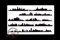 Herterich Products Airbrush Schablone für Skyline | Tattoo und Graffiti Stencil Vorlage | Präzises Städtedesign | Wiederverwendbar und Lösemittelresistent
