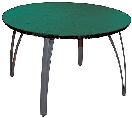 Bosmere Protector 2000 | Circular Table Top Cover With Drawstring | D 90cm - 120cm | Waterproof, Wipe Clean, Heavy Duty | 2 Year Guarantee | P347, Reversable Green and Black