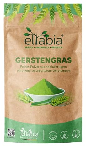 eltabia erba d'orzo in polvere 500g 100% puro senza additivi, qualità alimentare crudo