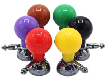 Sino-K Universal EKG/EKG Saugelektrode Multicolor Ball Ag/AgCI Erwachsenengröße 6er Set