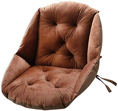 Nicole Knupfer Auflage Stuhlauflage Gartenstuhl Sitzkissen Niedriglehner Sitzpolster für Outdoor Zuhause Garten Kissen 40x48x48cm (Kaffee)