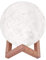 TOPCHANCES Mondlampe 3D Gedruckt Mondlicht Nachtlicht LED Lunar Fernbedienung Tischlampe Dimmbar Helligkeit Warm und Kaltweiß Lunar Schreibtischlampe für Kinder Geschenk Freundin Geschenk (15 cm)
