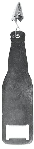 Esschert Design 4 Tischgewichte mit Flaschenöffner aus Edelstahl