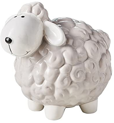 DZBOCM Spardosen Sparbüchsen Schafe Sparschwein Münze Bank Geld Bank Bruchproof Sparschwein Heimdekoration Weihnachten Geburtstagsgeschenke for Kinder Jungen Mädchen sparschwein (Color : A)