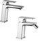 Paini Nove Set Miscelatori Lavabo Clic-Clac + Bidet con Snodo Cromato + Piletta e Flessibili