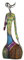 SHENGTIAN Bunte abstrakte Kunst weibliche Yoga-Pose Statue, Indoor-Moderne Wohnkultur Bunte Figur Malerei Kunst Yoga-Figur Ölgemälde weibliche Statue, Tischplatte dekorative Geschenk (B)