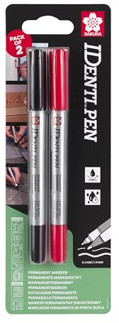SAKURA Kugelschreiber Identi-Pen Dual Point 1 rot und 1 schwarz
