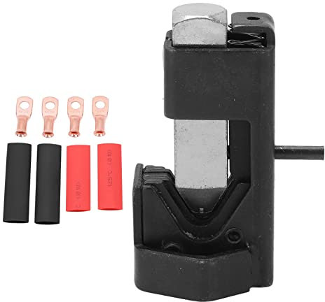 Akku Hammer Crimper, Hammer Crimper Akku Kabelschuh Crimpwerkzeug für 8AWG 6AWG 4AWG 2AWG 1/0 3/0 Kabel