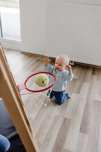 KIDWOOD™ Basketballkorb zum Anhängen am Klettergerüst, Bewegungsspielzeug für Kinder Zubehör für Klettergerüst Basketball Hoop