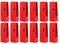 Flaschentüte Geschenktüten 12 Stück einfarbig Rot, Geburtstagsgeschenk, Tüten für Flaschen als Geschenk zu besonderen Anlässen, 12,5x9x35cm