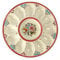 Gónfer - Huevera Plato de Huevos de Cerámica Artesanal Flores Rojo - Bandeja Fuente Huevos Rellenos - Fabricado y Pintado a Mano - Capacidad 12 (26,5 cm Ø)
