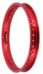 Felge 1,6 x 16 Alufelge Rot eloxiert - für Simson S50, S51, KR51 Schwalbe, SR6