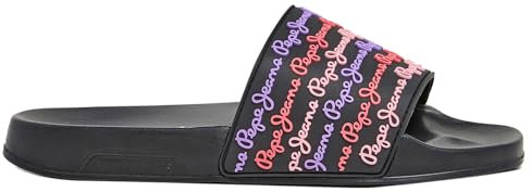 Pepe Jeans Slider Set W, Tongs Femme, Noir (Black), 5