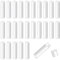 25 Stück Lippenstifthülsen leer, Lippenstifttuben leere Lippenstifttuben leere Lippenbalsambehälter für selbstgemachte Lippenbalsams nachfüllbar mit Verschluss (weiß, 5 g)